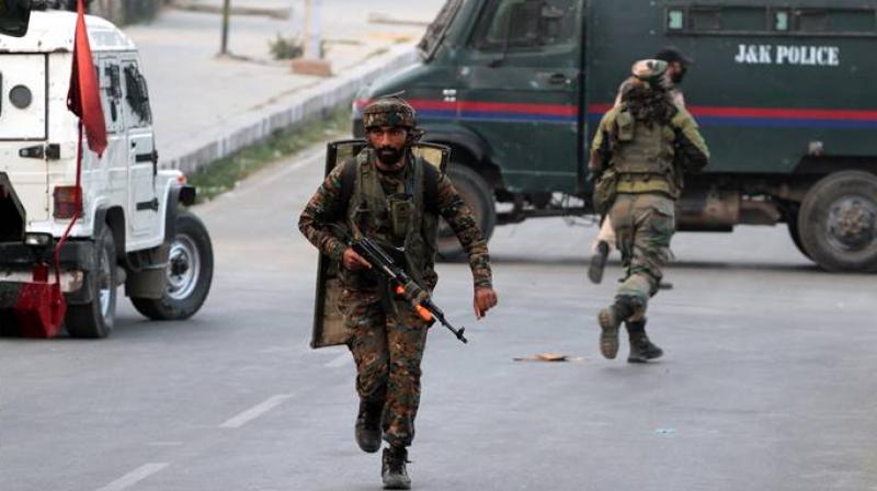 C.R.P.F. camp Attack in Srinagar C.R.P.F. camp Attack in Srinagar