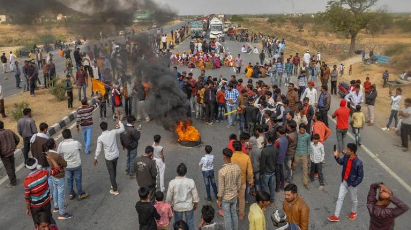 Gujjar Protest in Rajasthan Gujjar Protest in Rajasthan