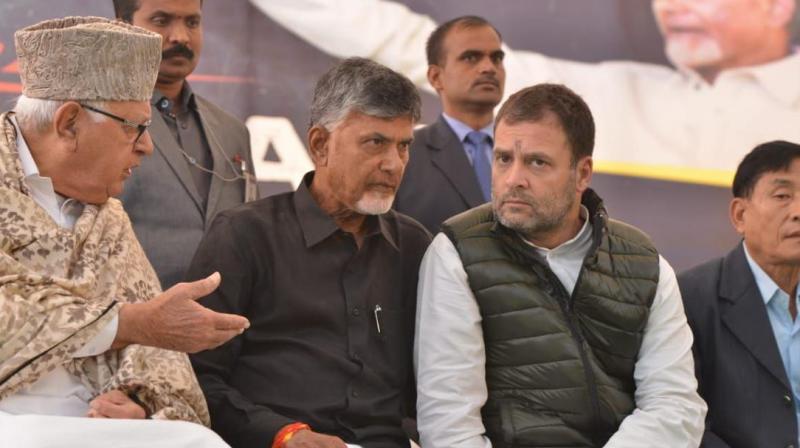 N. Chandrababu Naidu & Rahul Gandhi N. Chandrababu Naidu & Rahul Gandhi