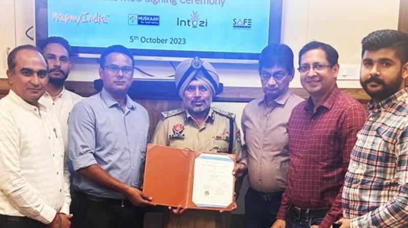Punjab Police will help commuters to get real-time traffic updates through Maples app Punjab Police will help commuters to get real-time traffic updates through Maples app
