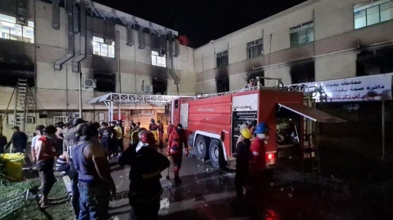 82 Dead In Iraq Covid Hospital Fire, 110 Injured 82 Dead In Iraq Covid Hospital Fire, 110 Injured