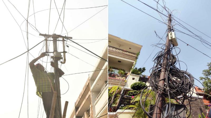 Campaign to remove cable wires Campaign to remove cable wires