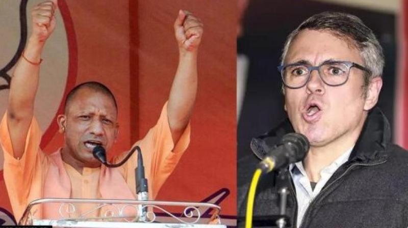 Yogi Adityanath and Omar Abdullah Yogi Adityanath and Omar Abdullah