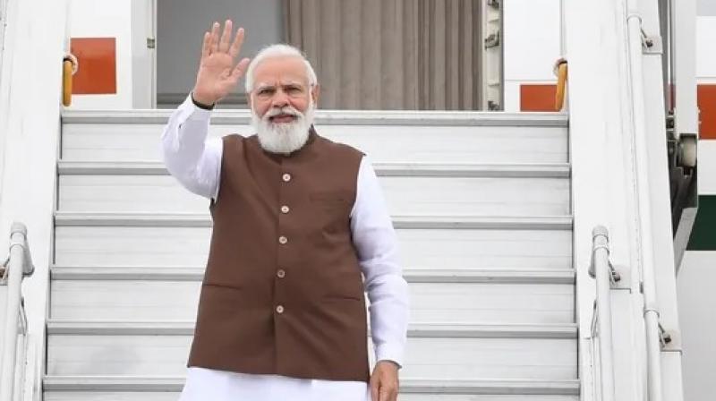 PM Narendra Modi departs for US