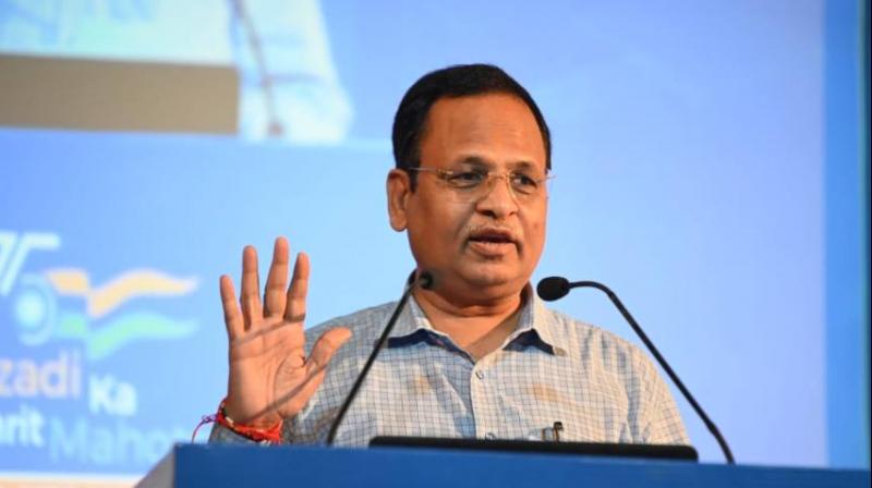 Delhi Health Minister Satyendar Jain Delhi Health Minister Satyendar Jain