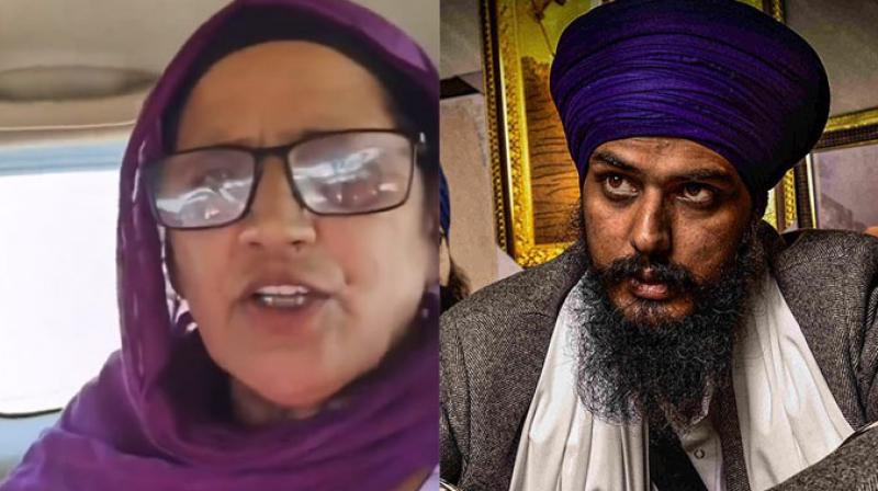 Amritpal Singh’s mother held day before proposed march Amritpal Singh’s mother held day before proposed march