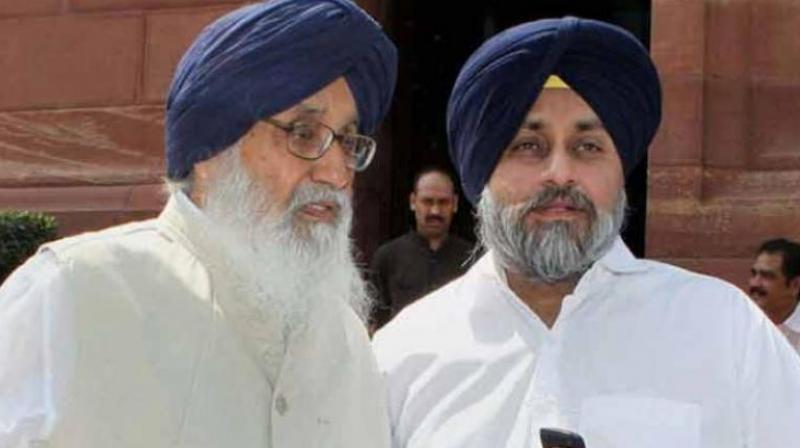 Parkash Badal And Sukhbir Badal