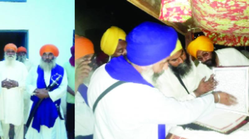 Damage to Guru Granth Sahib took place due to short circuit of electricity