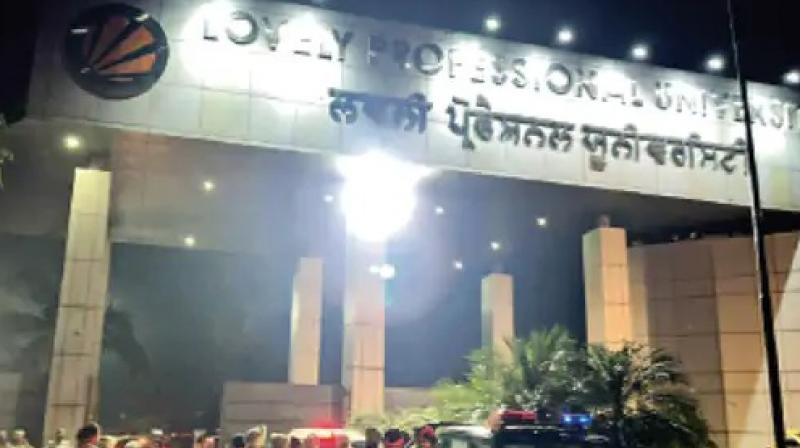 Student committed suicide at midnight in LPU hostel Student committed suicide at midnight in LPU hostel