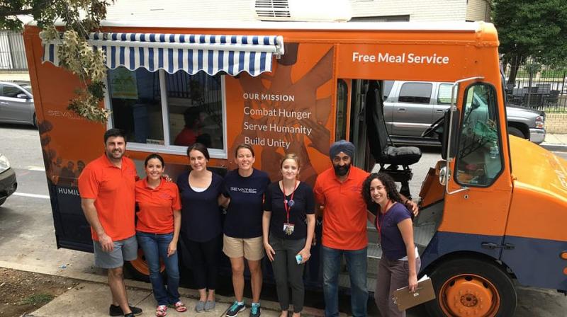 Sikh-American sends out free food for people in need through 'Seva Truck' Sikh-American sends out free food for people in need through 'Seva Truck'