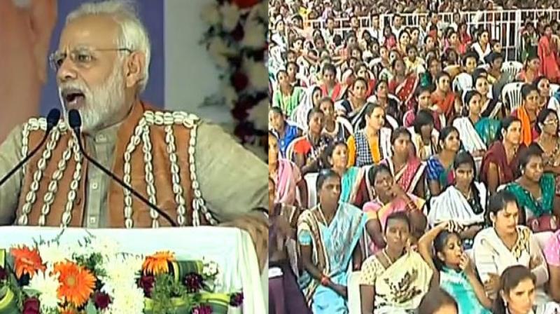 Modi inaugurates first health center under 'Ayushman Bharat Plan' Modi inaugurates first health center under 'Ayushman Bharat Plan'