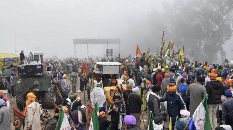Farmers Delhi Chalo march resumes Farmers Delhi Chalo march resumes