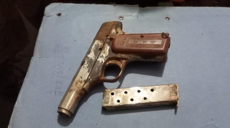 Unclaimed pistol recovered from Amritsar army camp