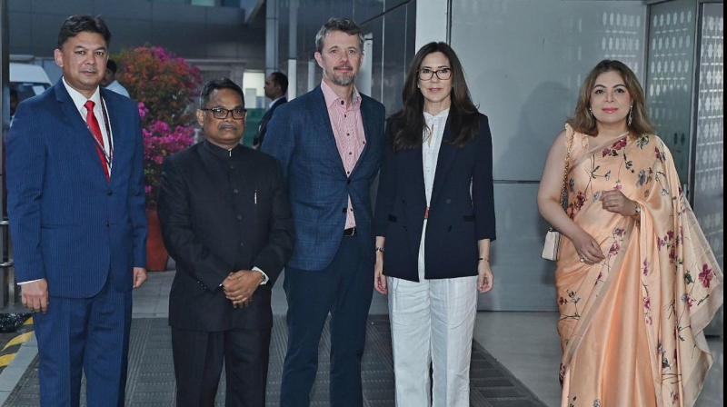 Prince Frederik Andre Henrique of Denmark arrived in India on a four-day visit