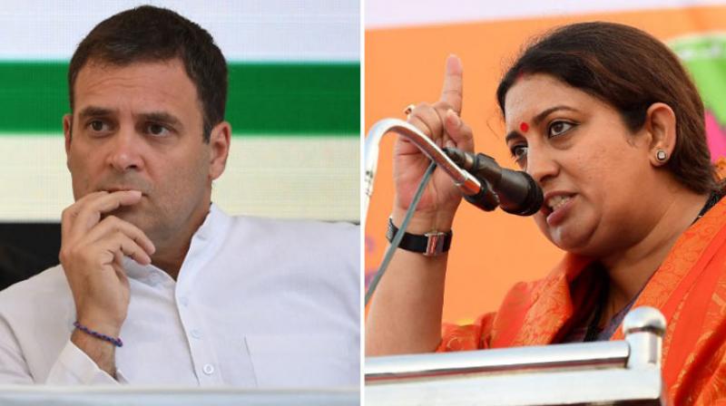 Rahul Gandhi does not want to discuss in the House but insults the Parliament - Smriti Irani Rahul Gandhi does not want to discuss in the House but insults the Parliament - Smriti Irani