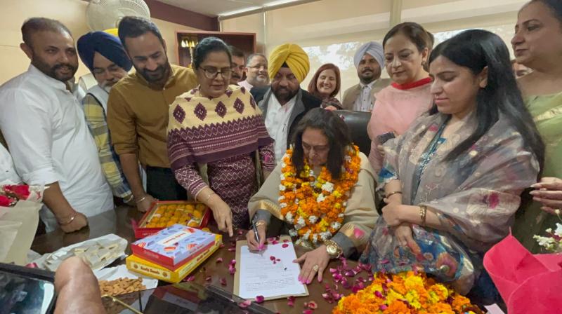 Chairperson Raj Lalli assuming his post Chairperson Raj Lalli assuming his post