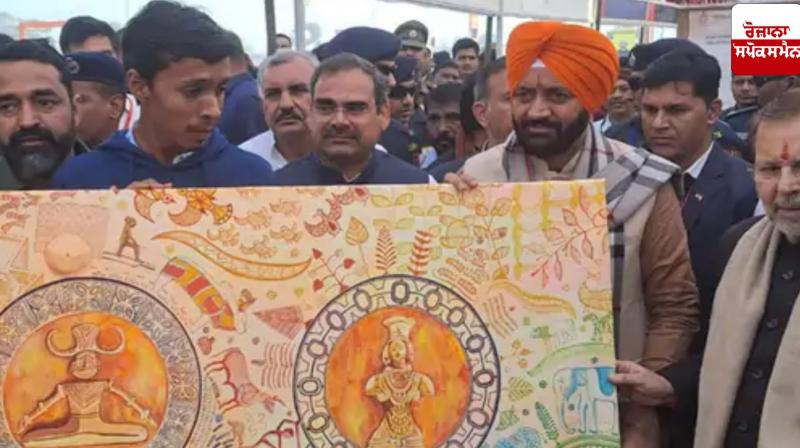 Chief Minister Naib Saini reaches Rakhigarhi in Hisar