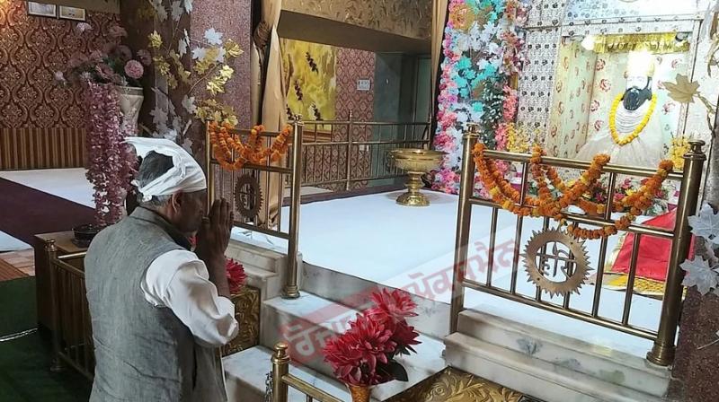 Sunil Jakhar at Sant Ravidas temple