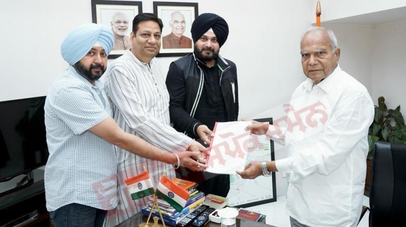 Navjot Sidhu meets Governor of Punjab Navjot Sidhu meets Governor of Punjab