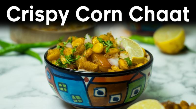 Crispy Corn Chaat 