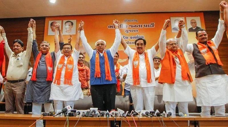 In Gujarat, BJP created a new record by winning 156 seats In Gujarat, BJP created a new record by winning 156 seats