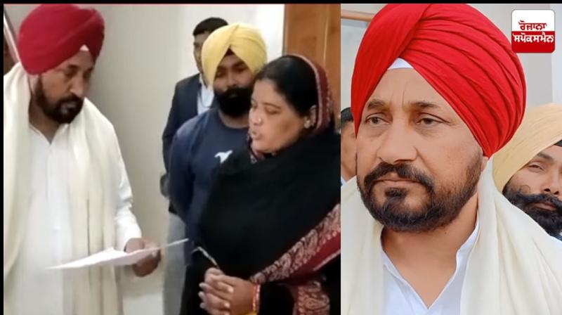 Parents met CM Channi to rescue daughter Stuck in Ukraine Parents met CM Channi to rescue daughter Stuck in Ukraine