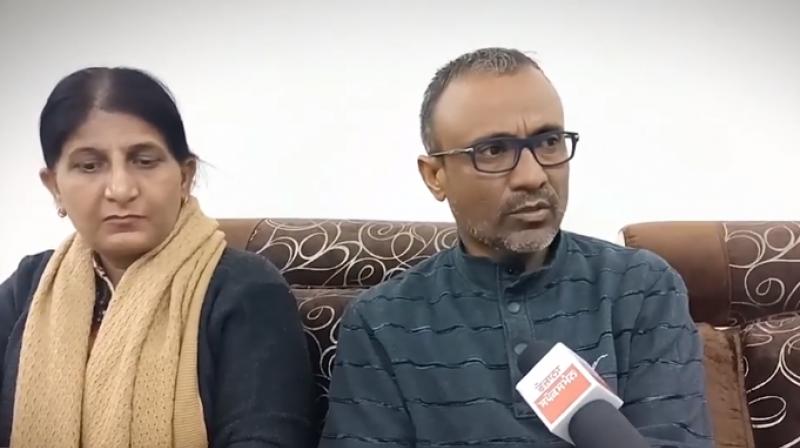 Parents of Ludhiana Girl in Ukraine Parents of Ludhiana Girl in Ukraine
