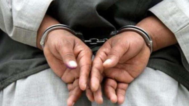 Terrorist arrest Terrorist arrest