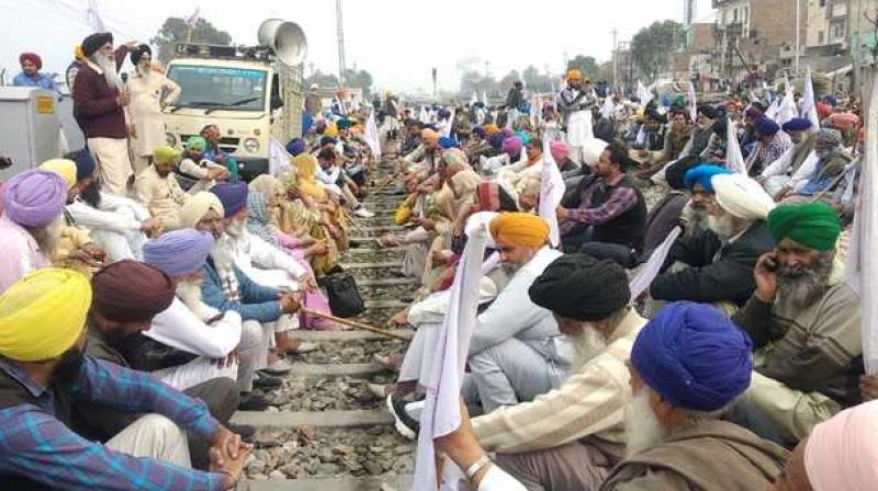 Farmers protest 