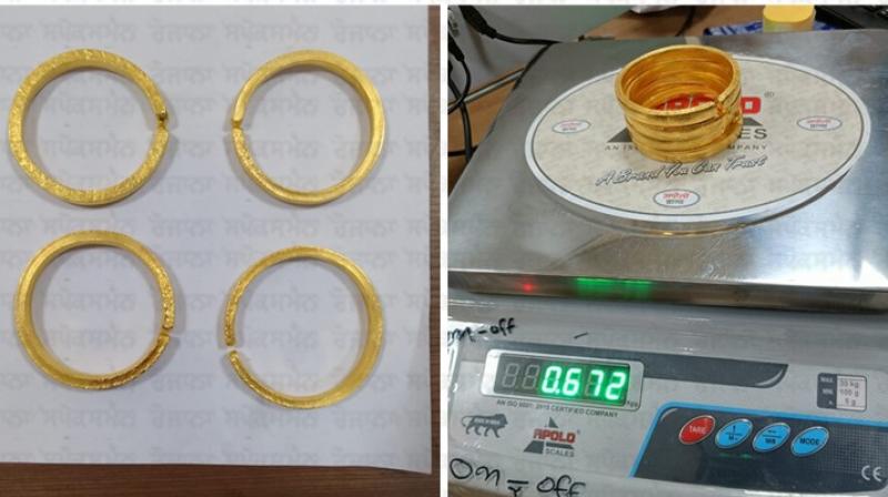 Punjab News: Gold worth Rs 50 lakh seized from a passenger from Milan at Amritsar airport Punjab News: Gold worth Rs 50 lakh seized from a passenger from Milan at Amritsar airport