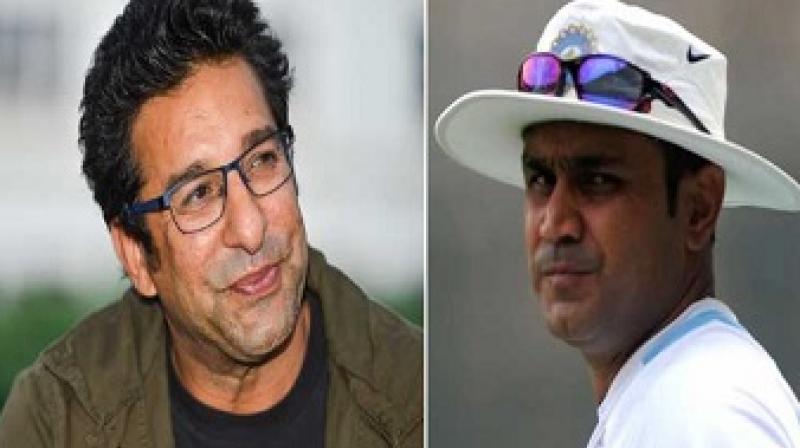Sehwag and wasim akram Sehwag and wasim akram