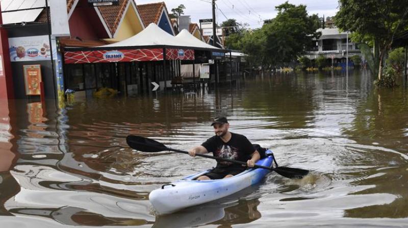  Extreme levels of flood danger were announced in at least seven places on Australia's east coast