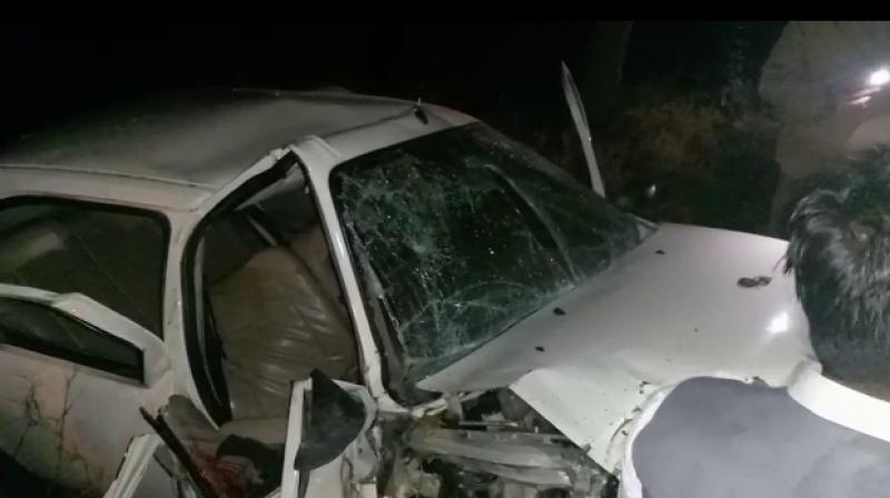 Mother and son killed in horrific road accident, 2 cars collide