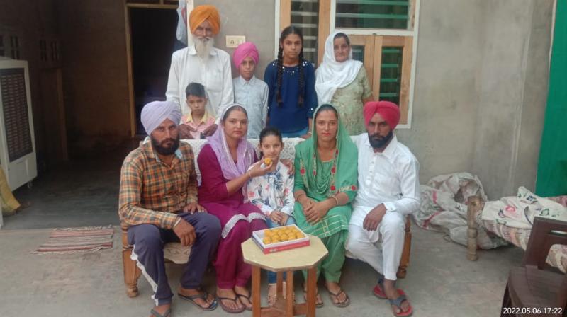 Sukhman and her Family Sukhman and her Family