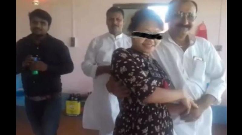 4 Bihar MLAs dancing with girl while on ‘study tour’