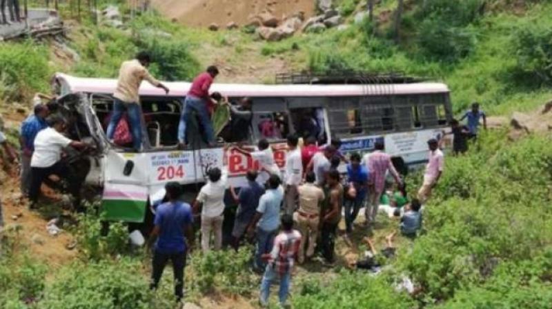Jagtial Road Accident: 41 RTC Bus Passengers Killed On Spot Jagtial Road Accident: 41 RTC Bus Passengers Killed On Spot