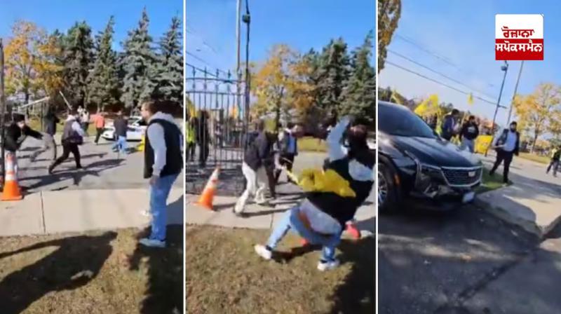 In Canada's Brampton, rioters targeted a Hindu temple In Canada's Brampton, rioters targeted a Hindu temple