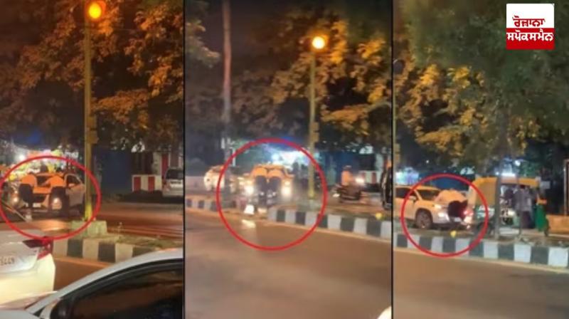 Those who dragged the traffic policemen with a car by hanging them on the bonnet, arrested, both minors Those who dragged the traffic policemen with a car by hanging them on the bonnet, arrested, both minors