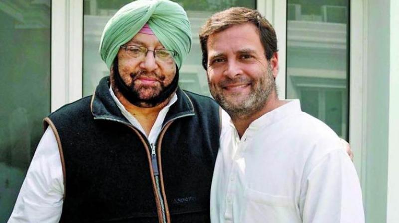 Captain Amarinder Singh & Rahul Gandhi