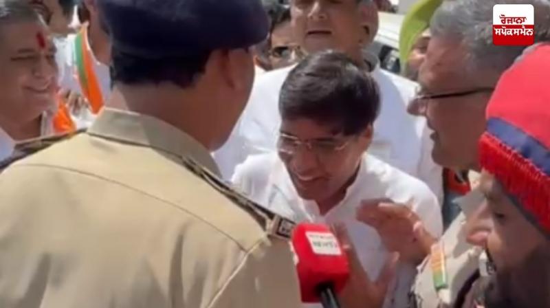 Police take into custody BJP leaders who were going to set up camps at various places in Punjab Police take into custody BJP leaders who were going to set up camps at various places in Punjab