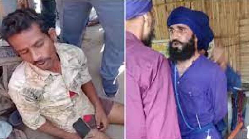 Haryana Police Arrests Nihang Man for Assaulting Chicken Seller at Singhu Border Haryana Police Arrests Nihang Man for Assaulting Chicken Seller at Singhu Border