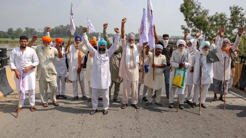 Farmers protest Farmers protest