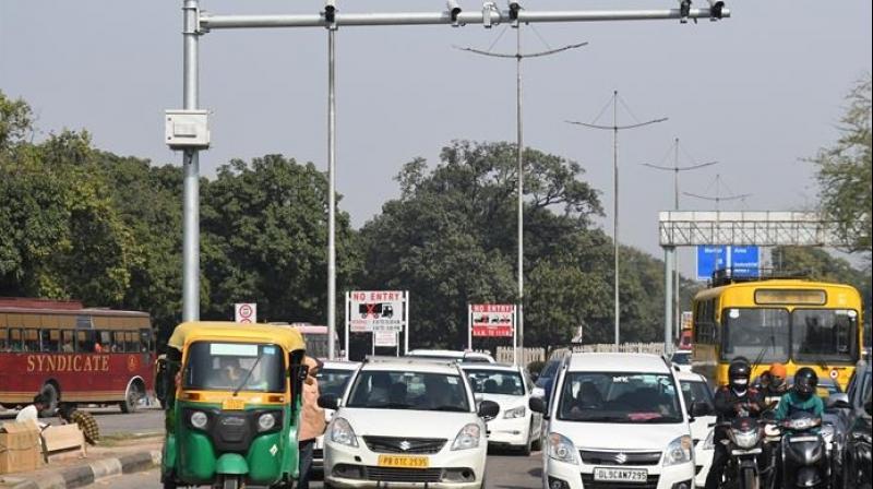 Chandigarh: Cases of violation of traffic rules reduced due to CCTV cameras Chandigarh: Cases of violation of traffic rules reduced due to CCTV cameras