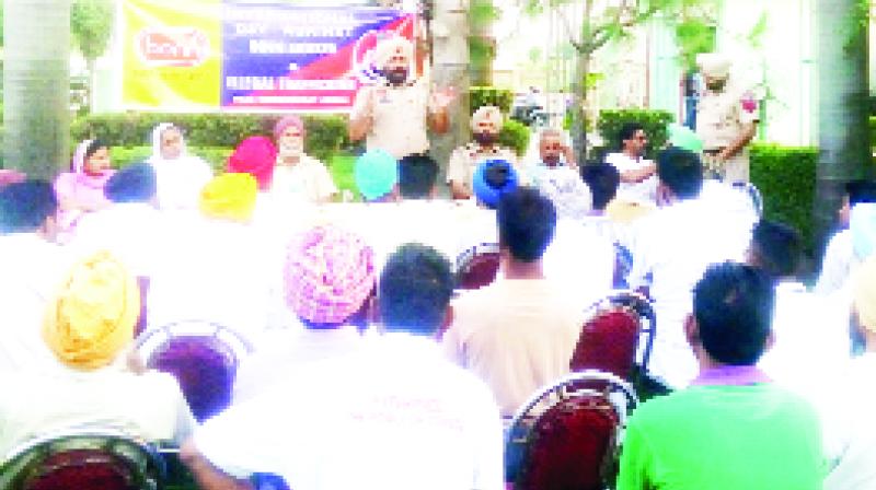 Koom Kalan Police And People During International Anti Drug Day Koom Kalan Police And People During International Anti Drug Day