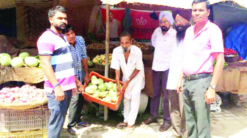 During Vegetables and Fruits Checking