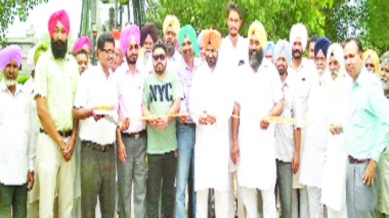 Kuljit Singh Nagra Launching Special Repair Work of Road