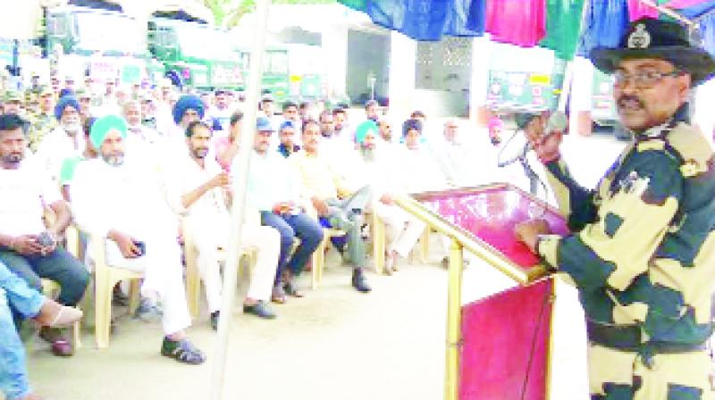 BSF Officer During Anti drug addiction seminar BSF Officer During Anti drug addiction seminar