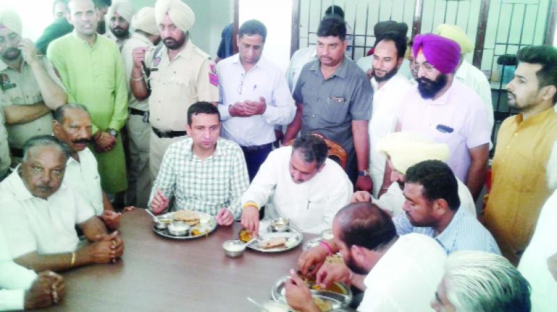 Vijay Inder Singla during Opening Ceremony Of Rasoi Vijay Inder Singla during Opening Ceremony Of Rasoi