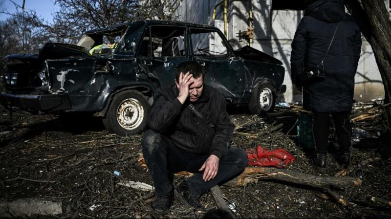 About 40 killed in Ukraine so far in Russian attack