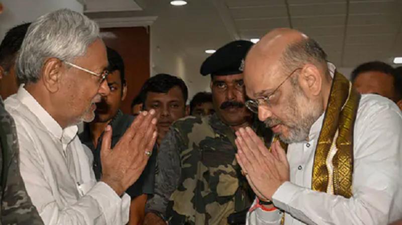 Amit Shah and Nitish Kumar Amit Shah and Nitish Kumar